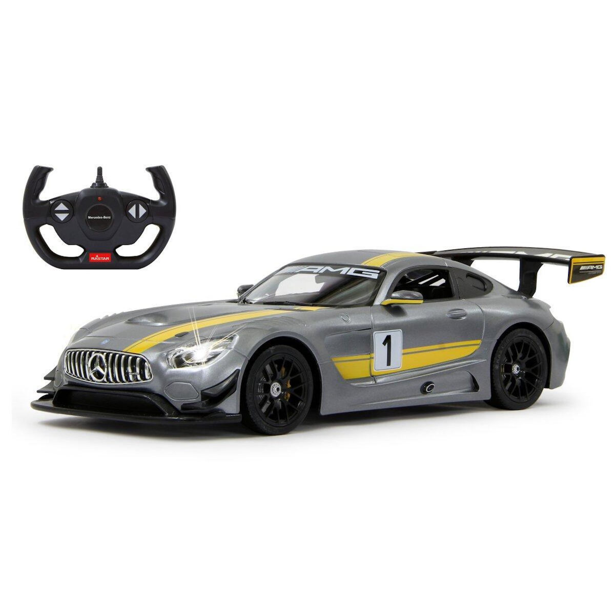 Jamara Voiture télécommandée Mercedes-AMG GT3 Performance 1:14 gris 2,4Ghz
