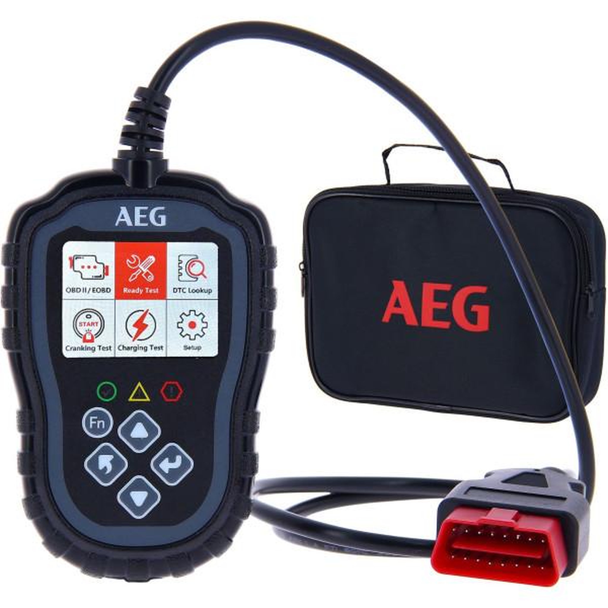 AEG Outil de diagnostic - aeg - obd2 evol 2 - test démarrage - état circuit de charge - lecture codes défauts