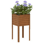 VIDAXL Jardiniere 45x45x88 cm acier resistant aux intemperies