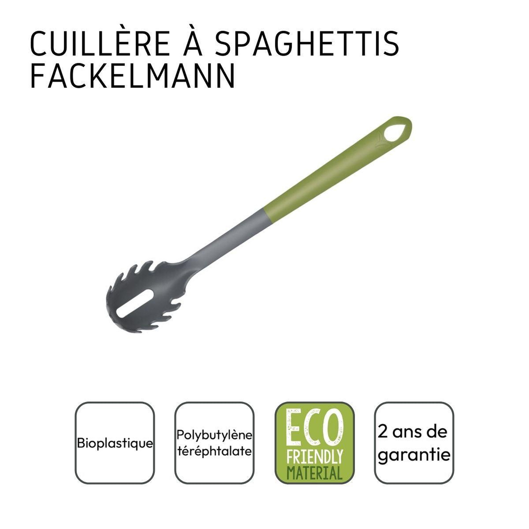 Voir la diapositive 4 : Fackelmann Set de 2 ustensiles de cuisine cuillère à spaghettis fackelmann zero