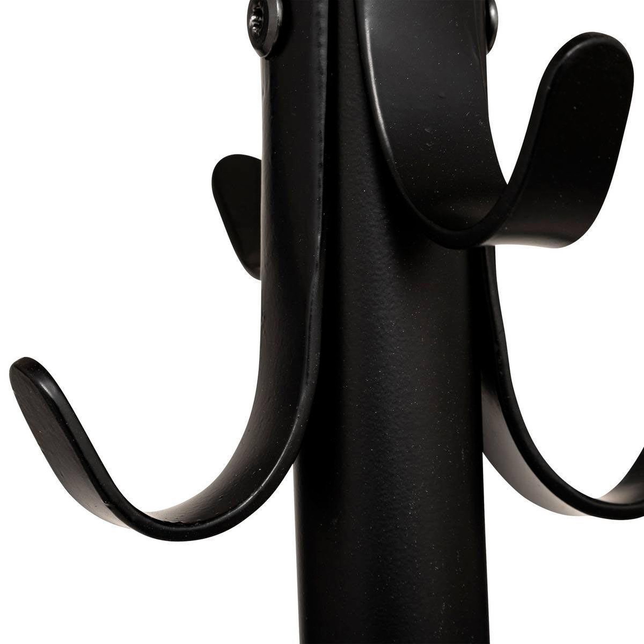 Voir la diapositive 3 : FIVE Porte-manteau 8 tiges en métal  hélix  175cm noir