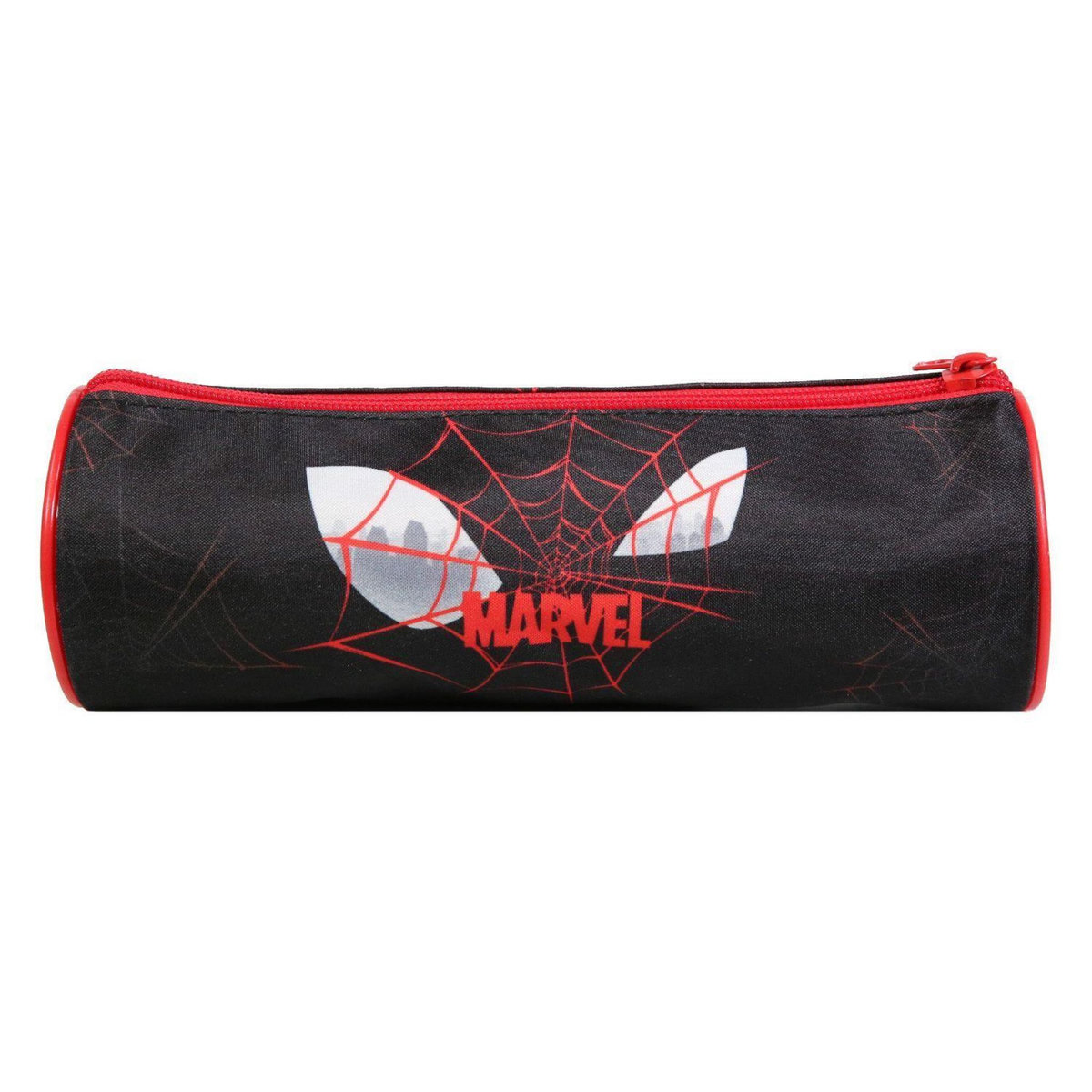 Bagtrotter BAGTROTTER Trousse scolaire ronde Marvel Spiderman Noire