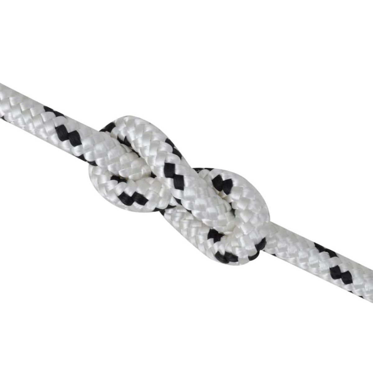 VIDAXL Corde de bateau tressee en bobine Polyester 6 mm x 50 m