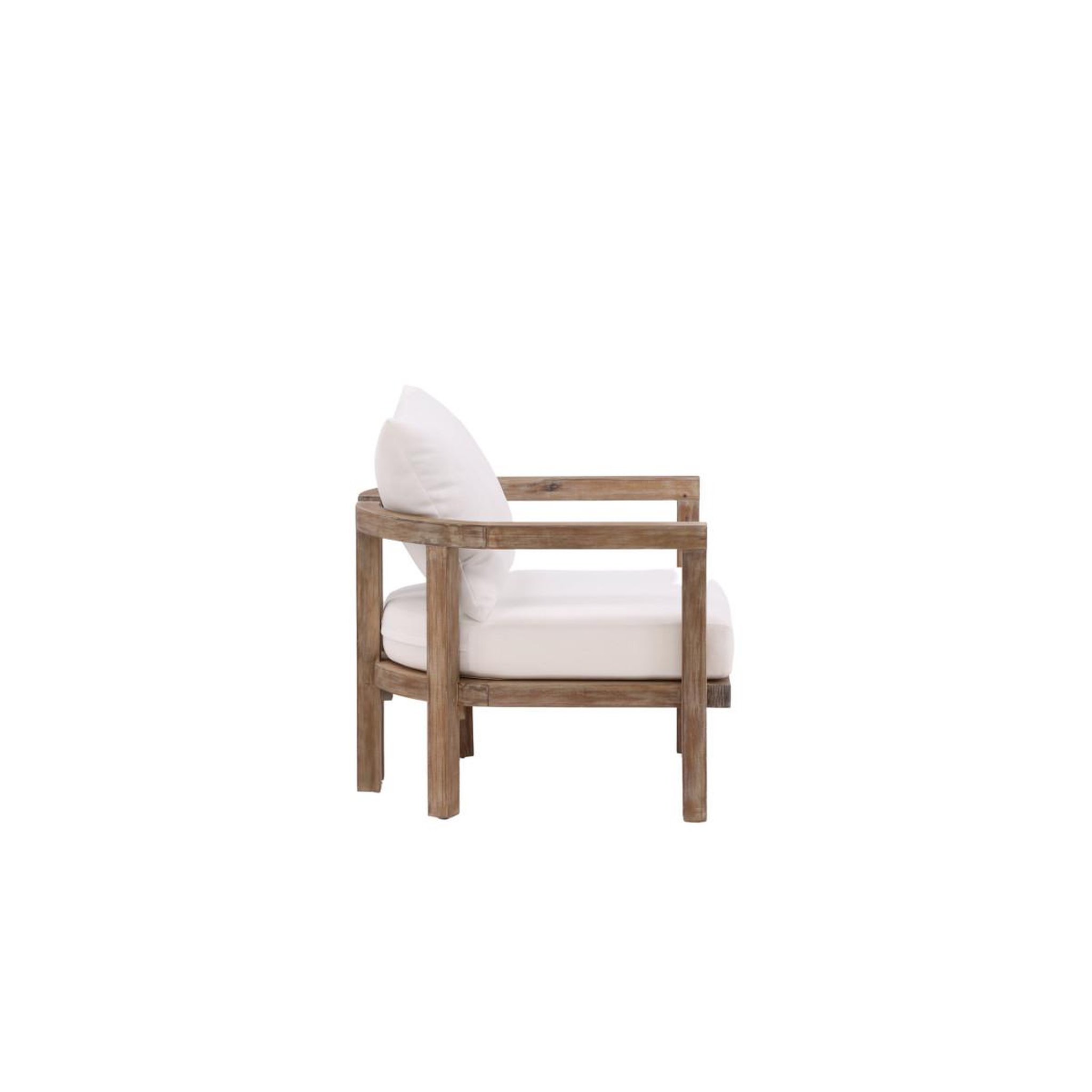 Voir la diapositive 2 : Paris Prix Fauteuil de jardin en bois  erica  70cm marron