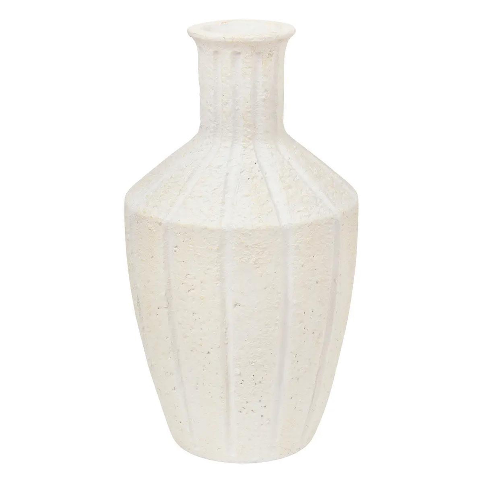 ATMOSPHERA Vase antique en magnésie  nolwi  48cm blanc