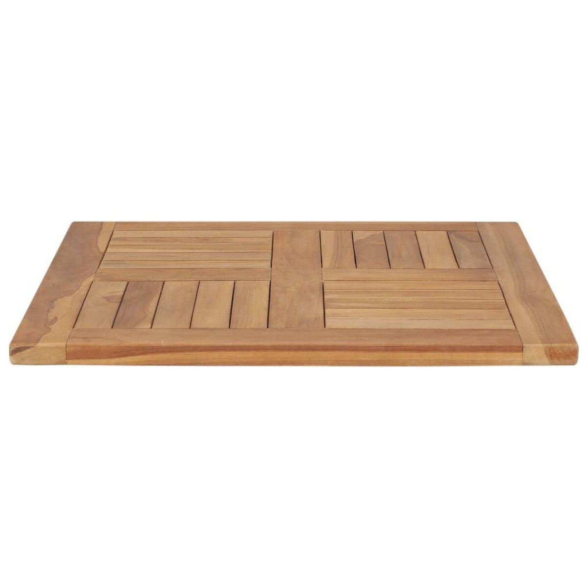 VIDAXL Dessus de table Bois de teck solide 60x60x2,5 cm