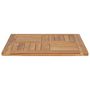 Voir la diapositive 3 : VIDAXL Dessus de table Bois de teck solide 60x60x2,5 cm