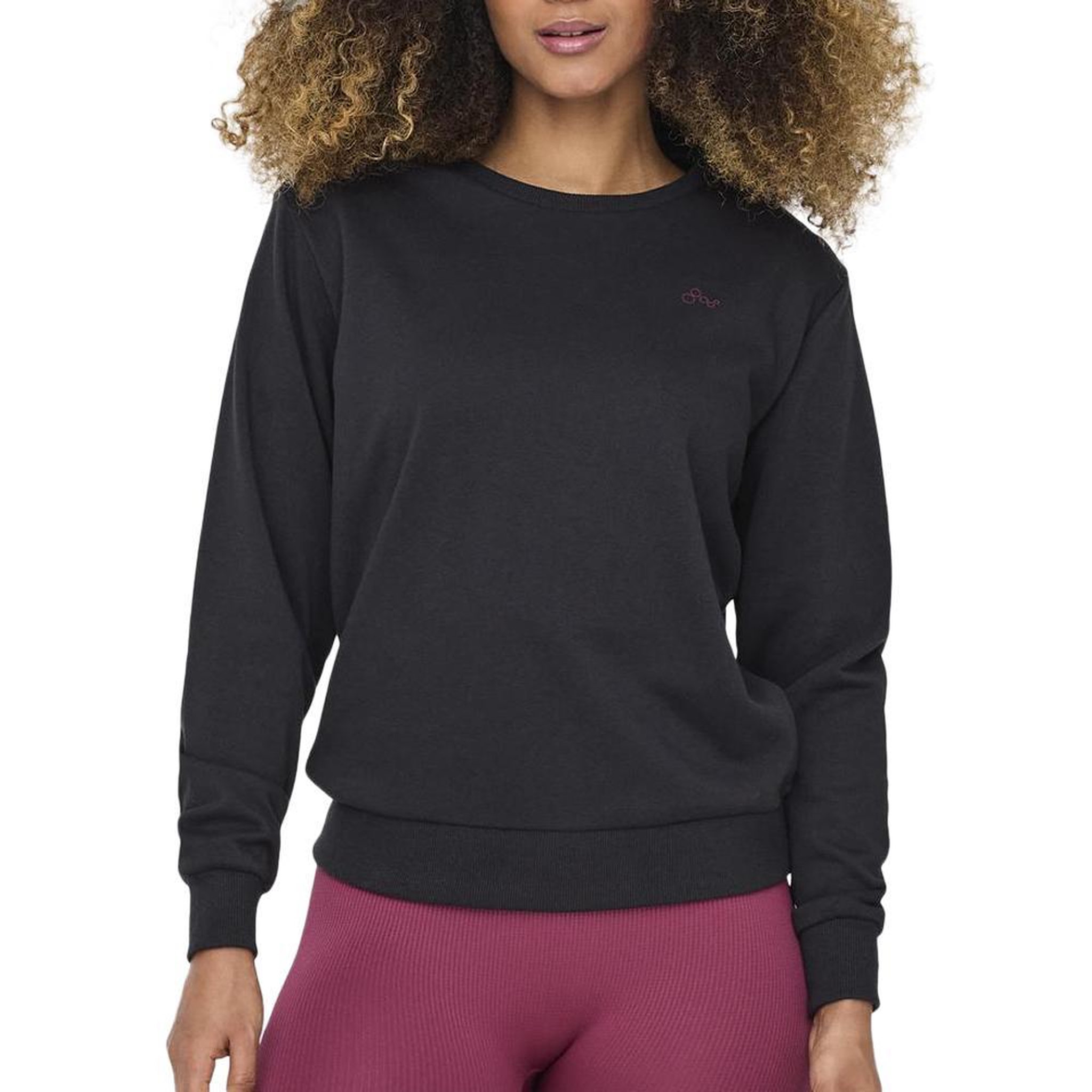 Only Sweat Noir Femme Only Graphite. Coloris disponibles : Noir