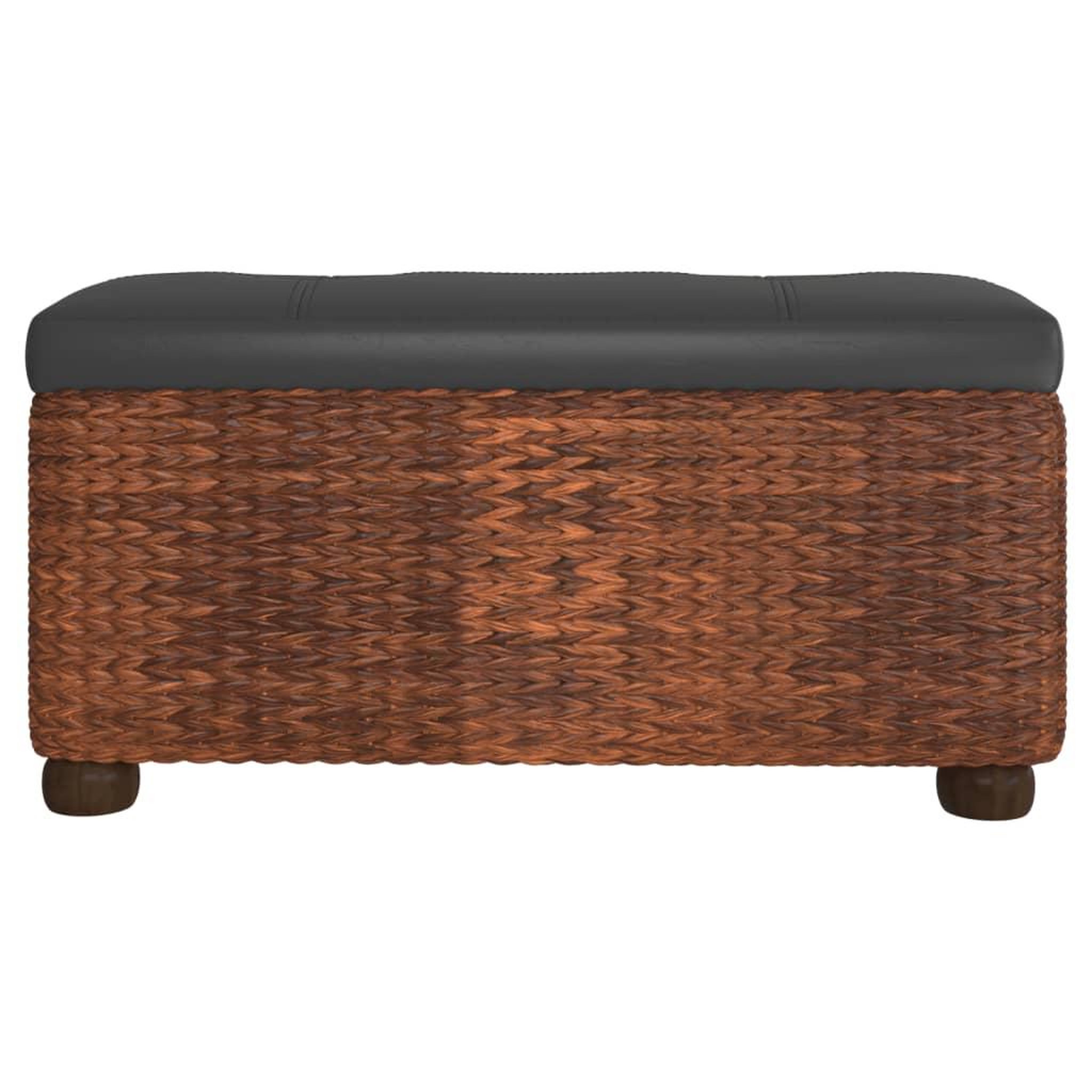 Voir la diapositive 4 : VIDAXL Bancs de rangement lot de 2 et coussin marron 69 cm quenouille