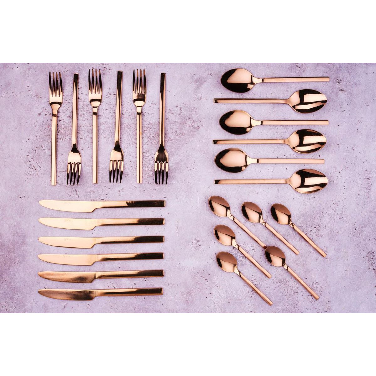 BJORN Ménagère 24 pièces EMUND - Copper