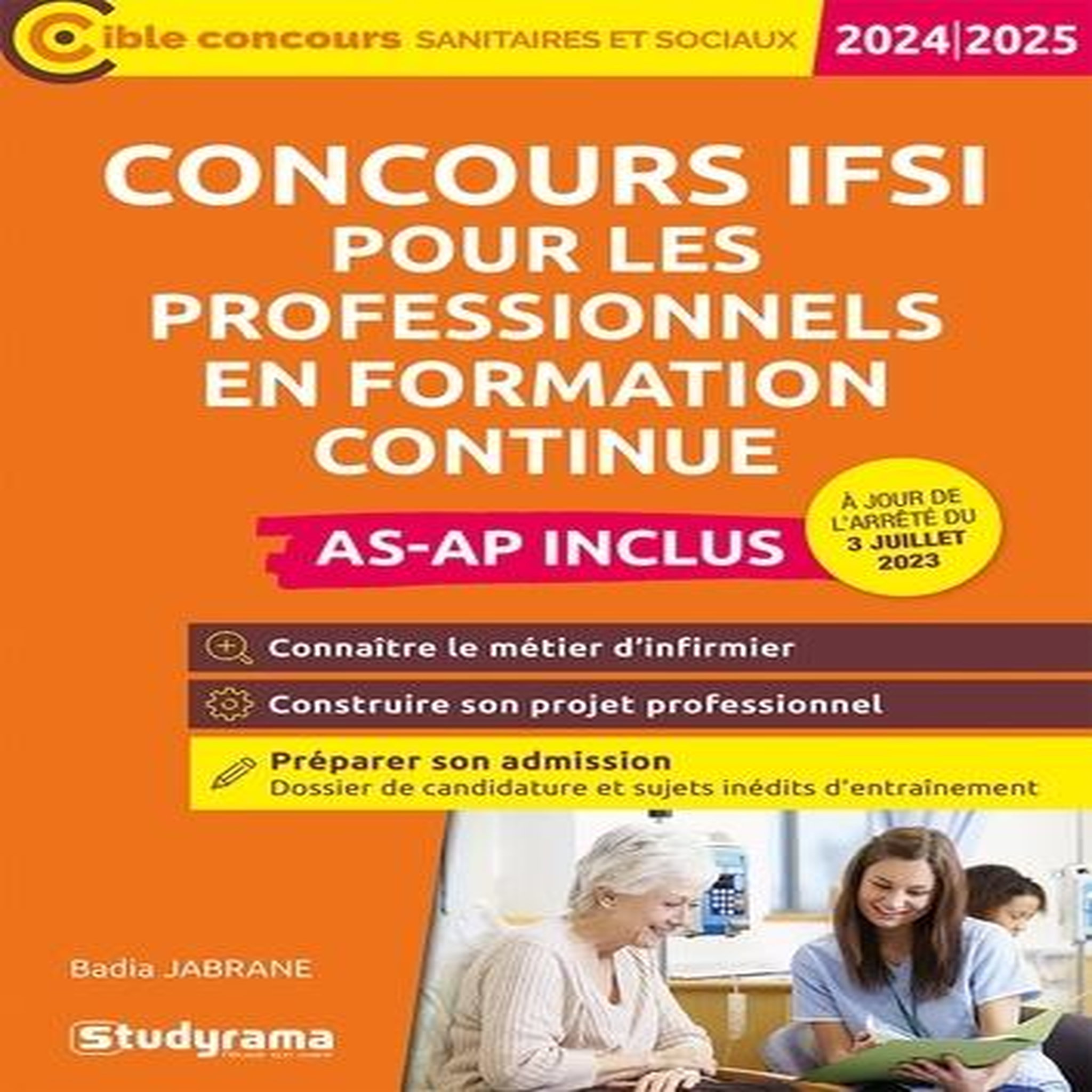 CONCOURS IFSI POUR LES PROFESSIONNELS. EDITION 2024-2025, Jabrane Badia