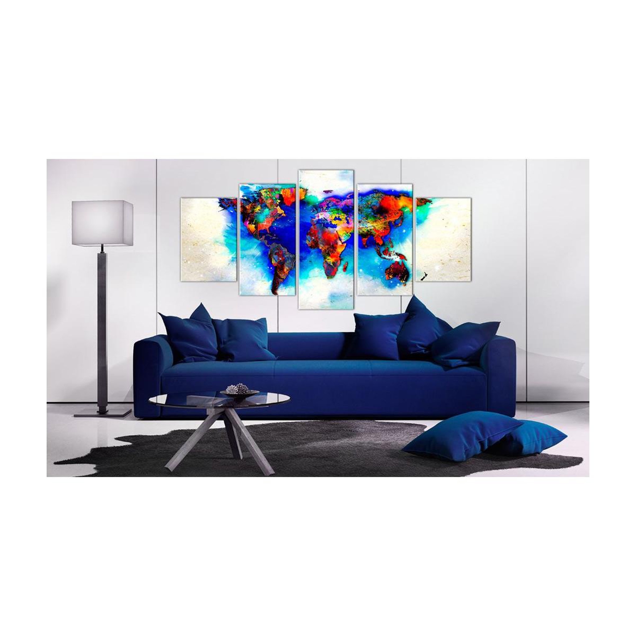 Voir la diapositive 2 : Paris Prix Tableau imprimé  all colors of the world