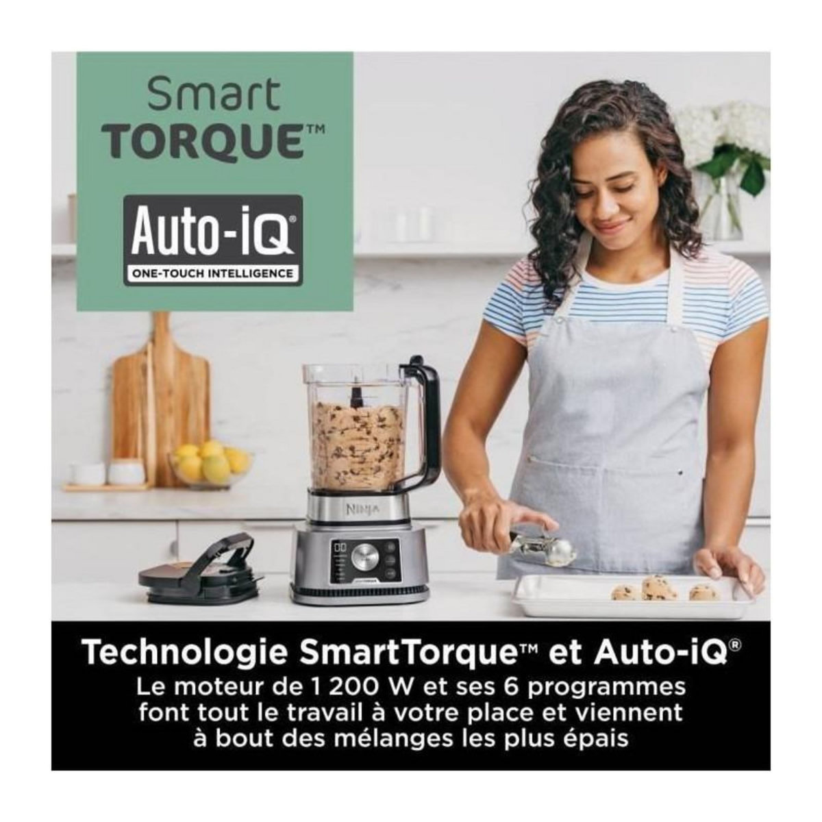 NINJA Blender Foodi Power Nutri 3-en-1 CB350EU