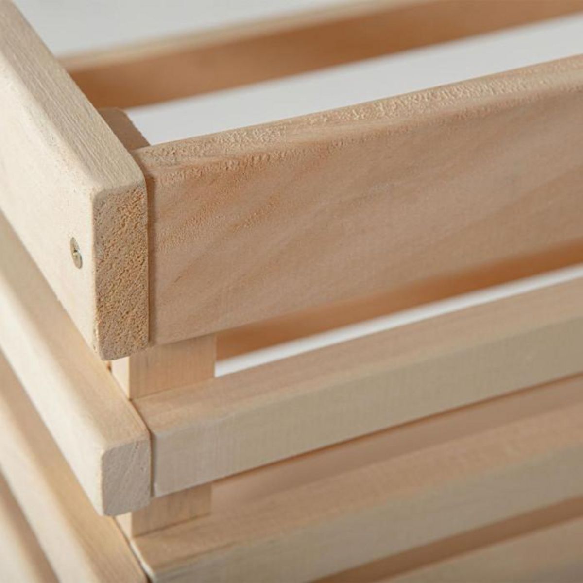 Paris Prix Desserte 3 Cageots en Bois  Vegetable  79cm Naturel