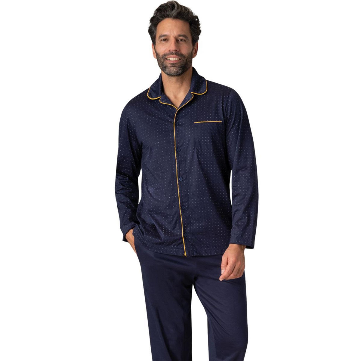 Eminence Pyjama long ouvert homme Mercerisé