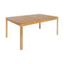 Voir la diapositive 1 : SWEEEK Table de jardin SENORA acacia avec coins arrondis, 8 places, 160 x 90 x 75 cm
