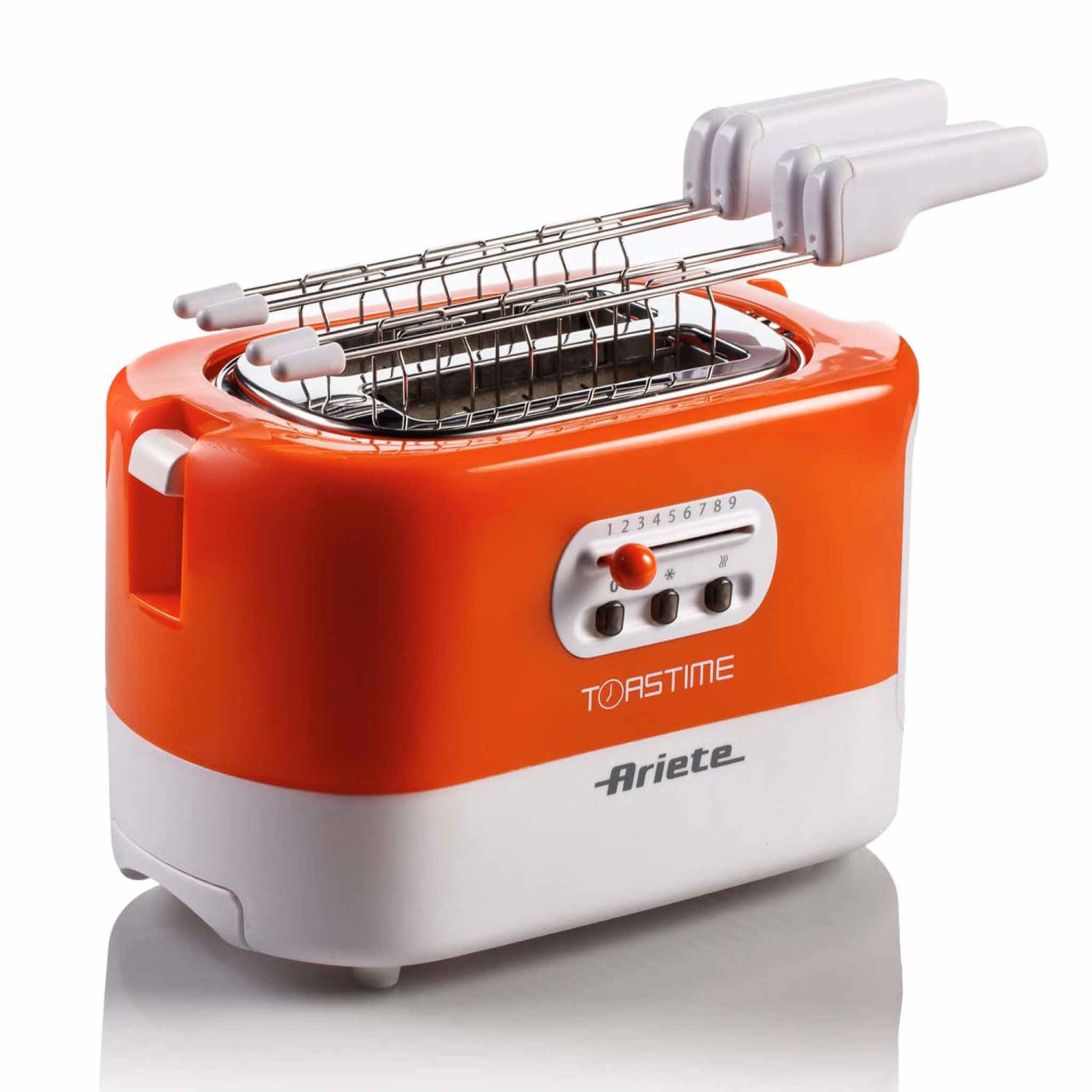 Voir la diapositive 2 : ARIETE Grille-pain Ariete 0159 orange 700 W 9 niveaux de dorure