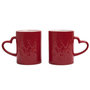 Voir la diapositive 1 : Paris Prix Lot de 2 Mugs en Céramique  Amour  30cl Rouge