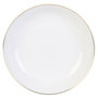 Voir la diapositive 1 : Paris Prix Lot de 6 Assiettes Creuses  Liseré  21cm Blanc