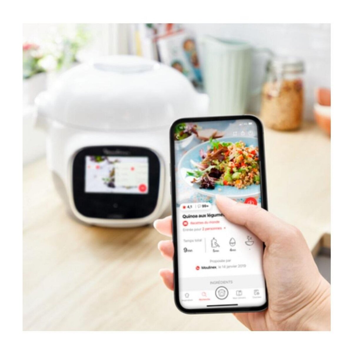 MOULINEX Multicuiseur intelligent 3l 900w blanc/argent - YY5132FB