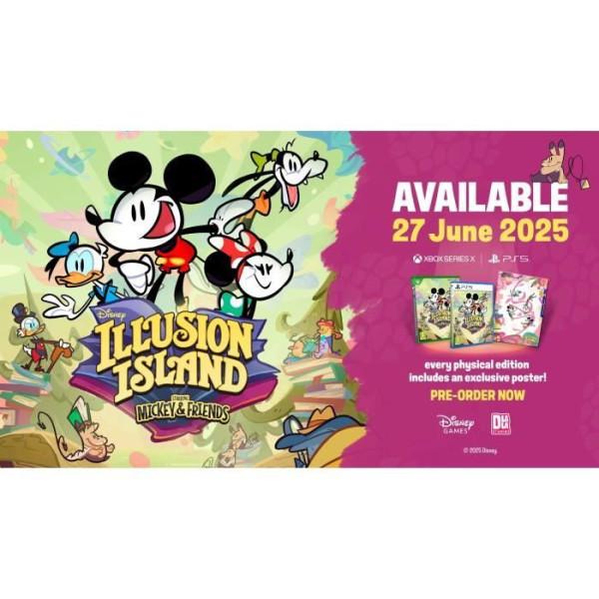 Voir la diapositive 2 : Just for games Disney Illusion Island Starring Mickey & Friends - Jeu PS5