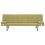 Voir la diapositive 5 : VIDAXL Canape-lit avec deux oreillers Vert Polyester