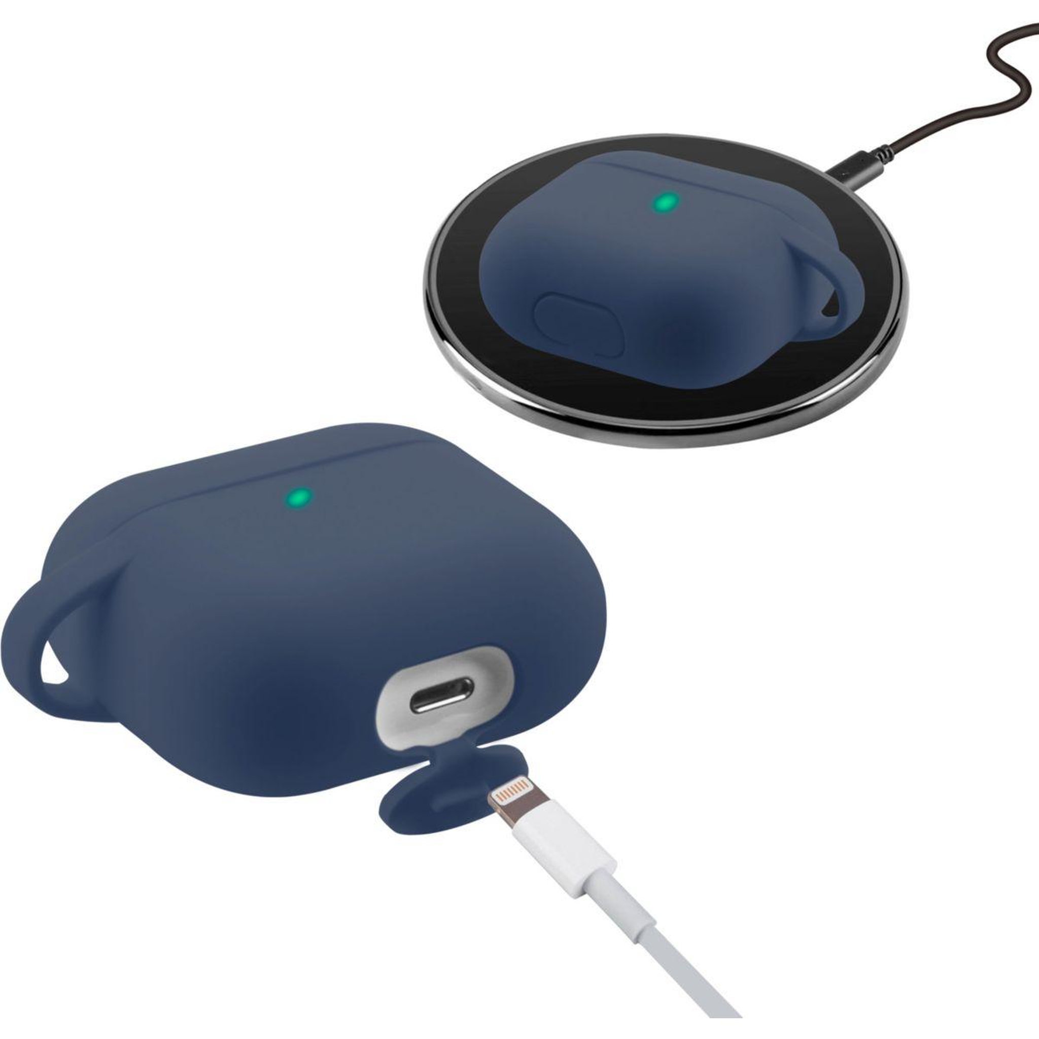 Voir la diapositive 4 : ESSENTIEL B Etui Airpods 3 bleu