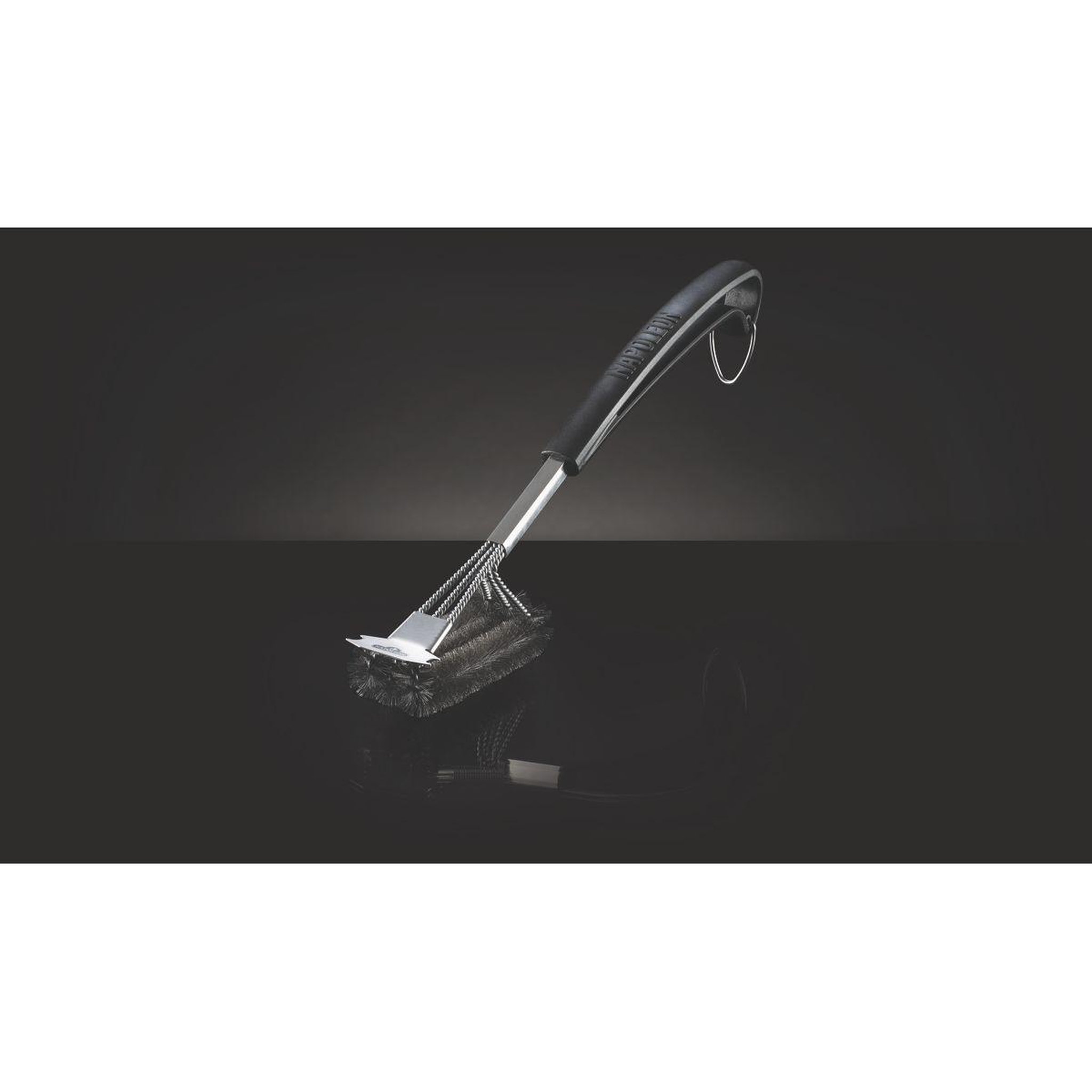 Voir la diapositive 2 : NAPOLEON Brosse barbecue en inox avec racloir 62063