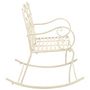 Voir la diapositive 3 : VIDAXL Banc de jardin 104 cm Fer Blanc antique