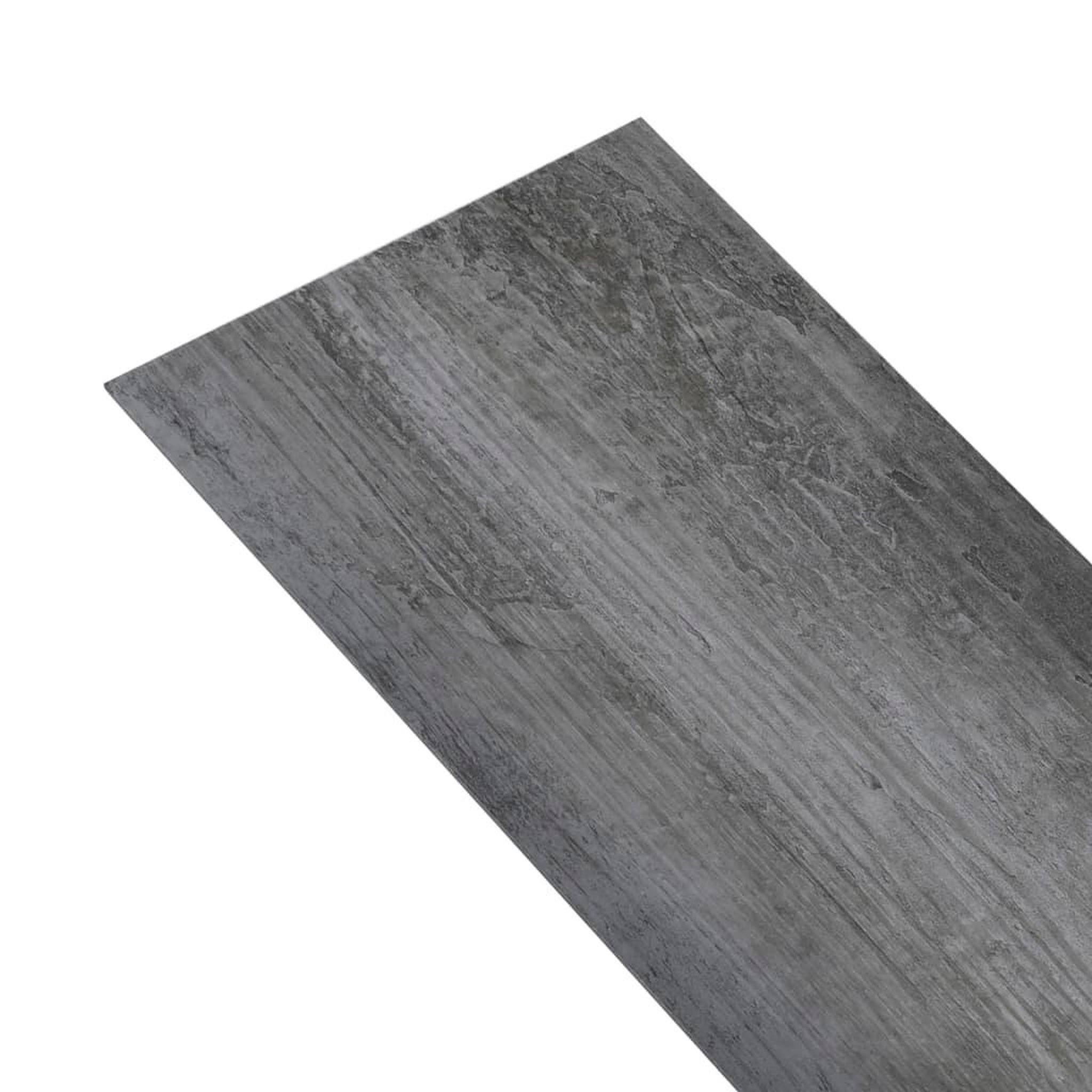Voir la diapositive 4 : VIDAXL Planches de plancher PVC Non auto-adhesif 5,26 m^2 Gris brillant