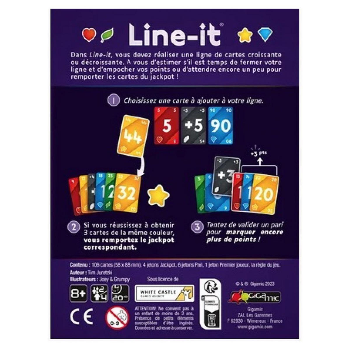 Gigamic LINE-IT, Papeterie