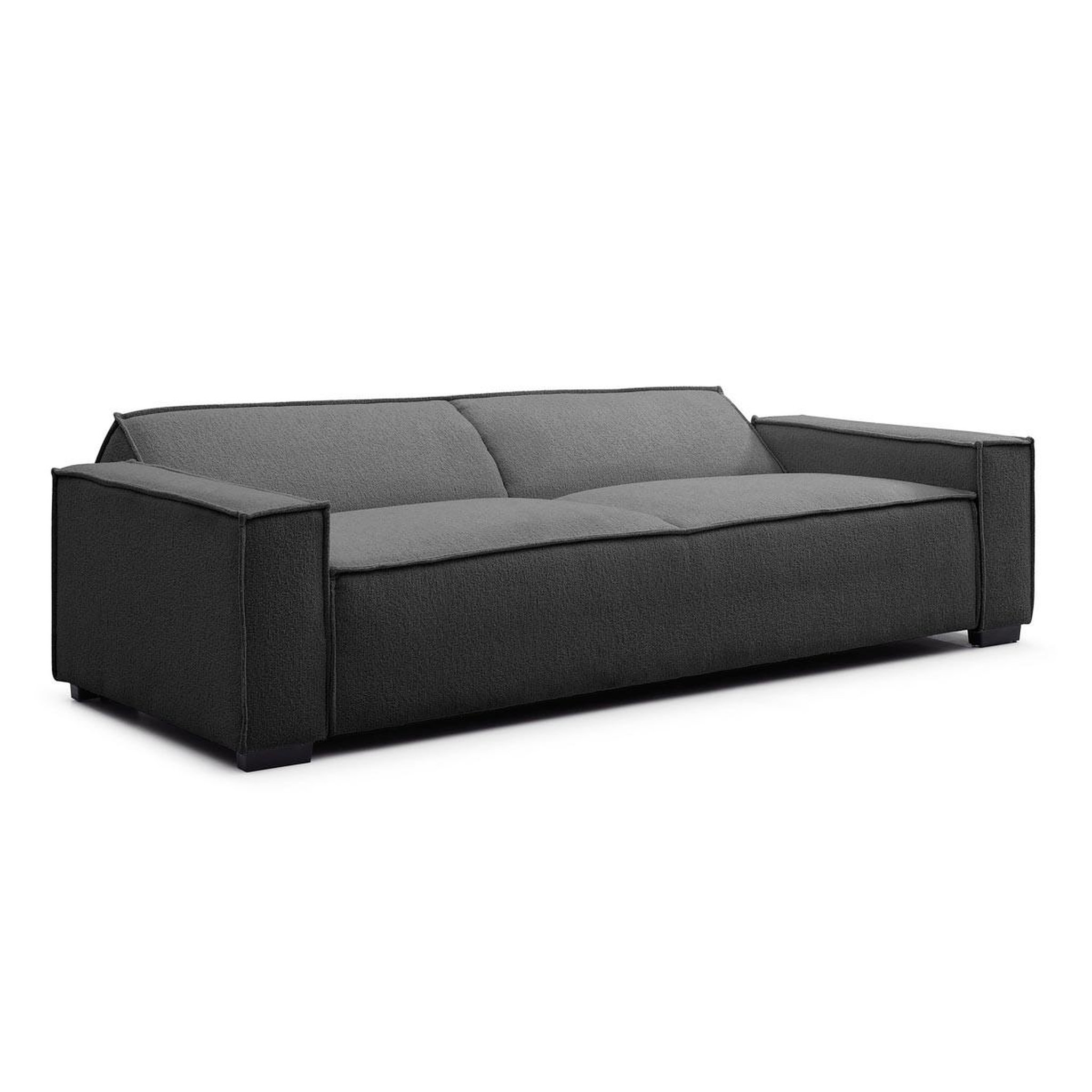 Voir la diapositive 2 : Paris Prix Canapé convertible 3 places  dylan  230cm gris