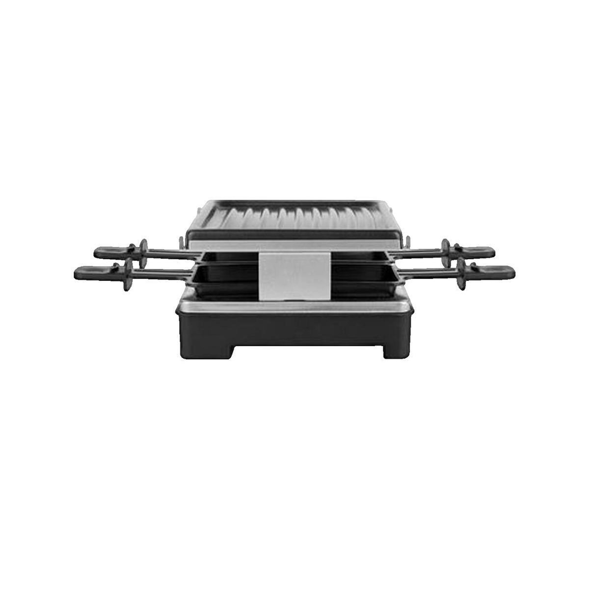 WEASY WEASY LUGA40 - Appareil a raclette et grill 4 personnes - 600W - Revetement anti-adhesif - 19,7x19,7cm - Plaque amovible