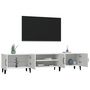 Voir la diapositive 5 : VIDAXL Meuble TV blanc 180x31,5x40 cm bois d'ingenierie