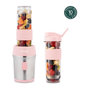 Voir la diapositive 3 : HKOENIG Mini blender - SMOO12 - 300 W - 570 mL - Rose pastel - 2 gourdes incluses