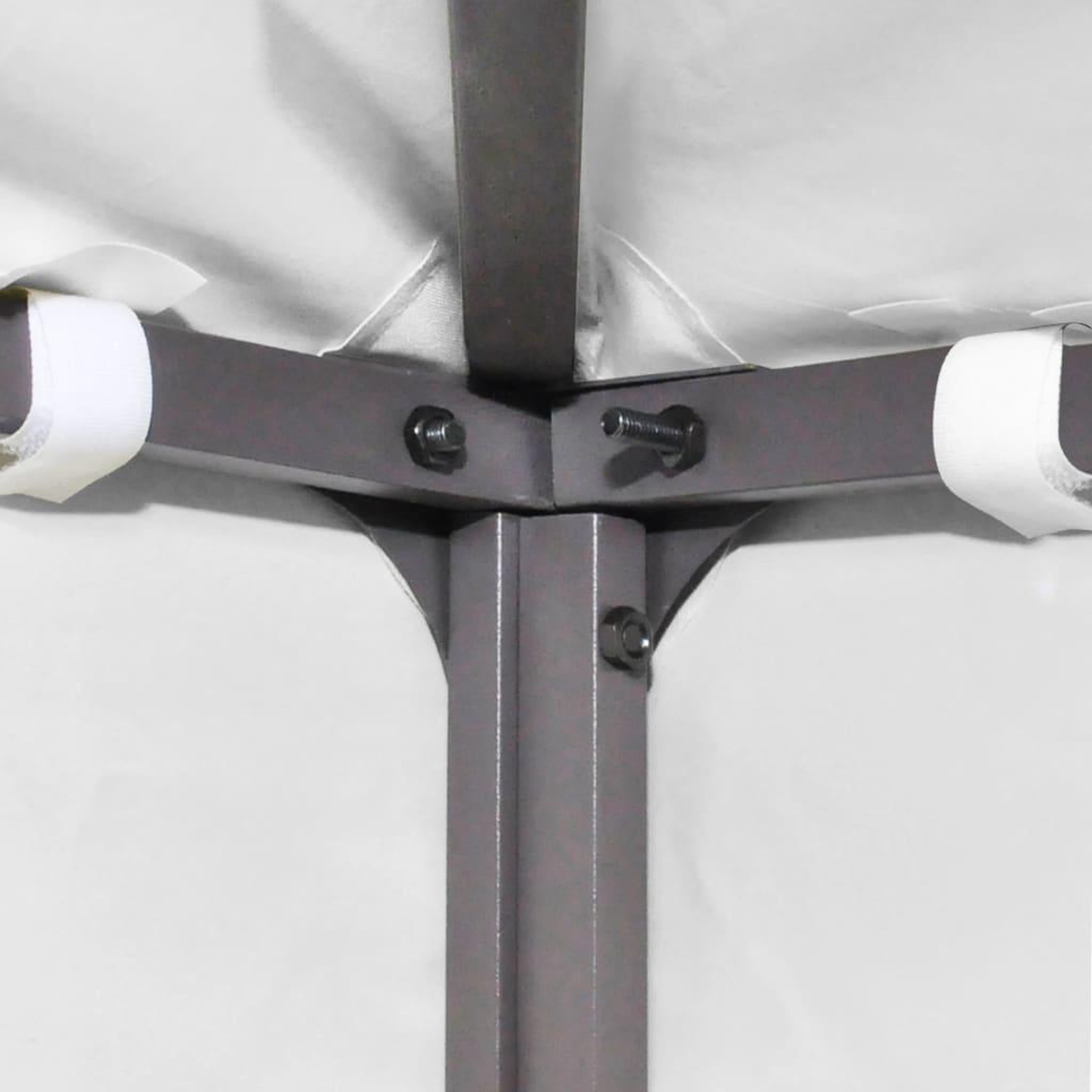 Voir la diapositive 5 : VIDAXL Toile de toit de belvedere 270 g/m^2 3x3 m Blanc