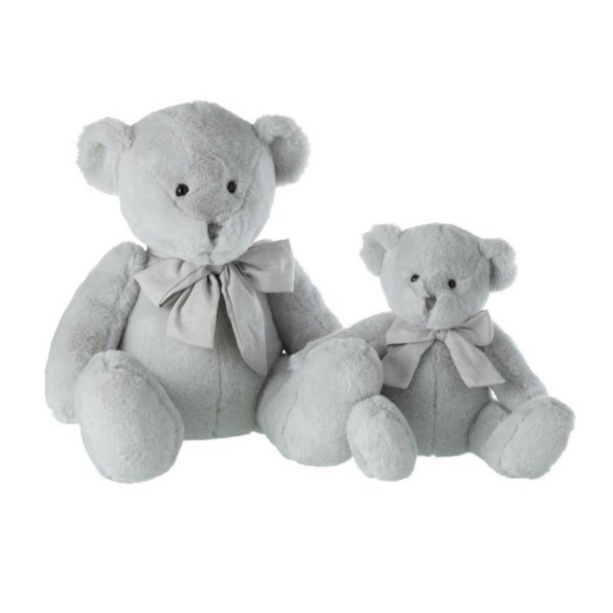 Paris Prix Peluche Enfant  Ourson Nœud  20cm Gris