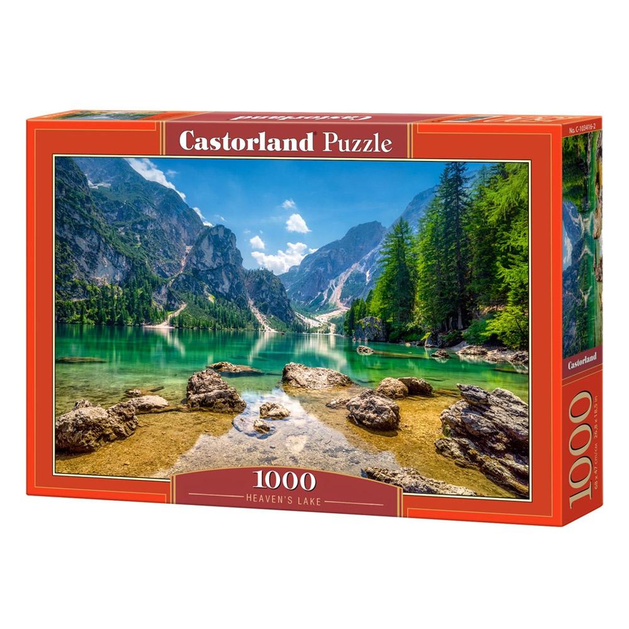 Voir la diapositive 2 : Castorland Puzzle 1000 pièces : Lac paradisiaque