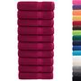 Voir la diapositive 2 : VIDAXL Serviettes de bain de qualité supérieure SOLUND 10 pcs bordeaux