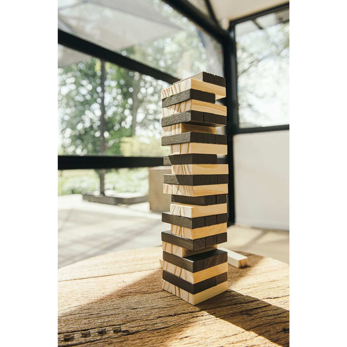 One Two Fun Jeu de construction - Tour en bois