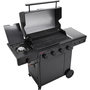 Voir la diapositive 3 : CHAR BROIL Barbecue gaz Essential 4G, sur chariot, 5 brûleurs dont 1 latéral, surface de cuisson 72 x 46 cm