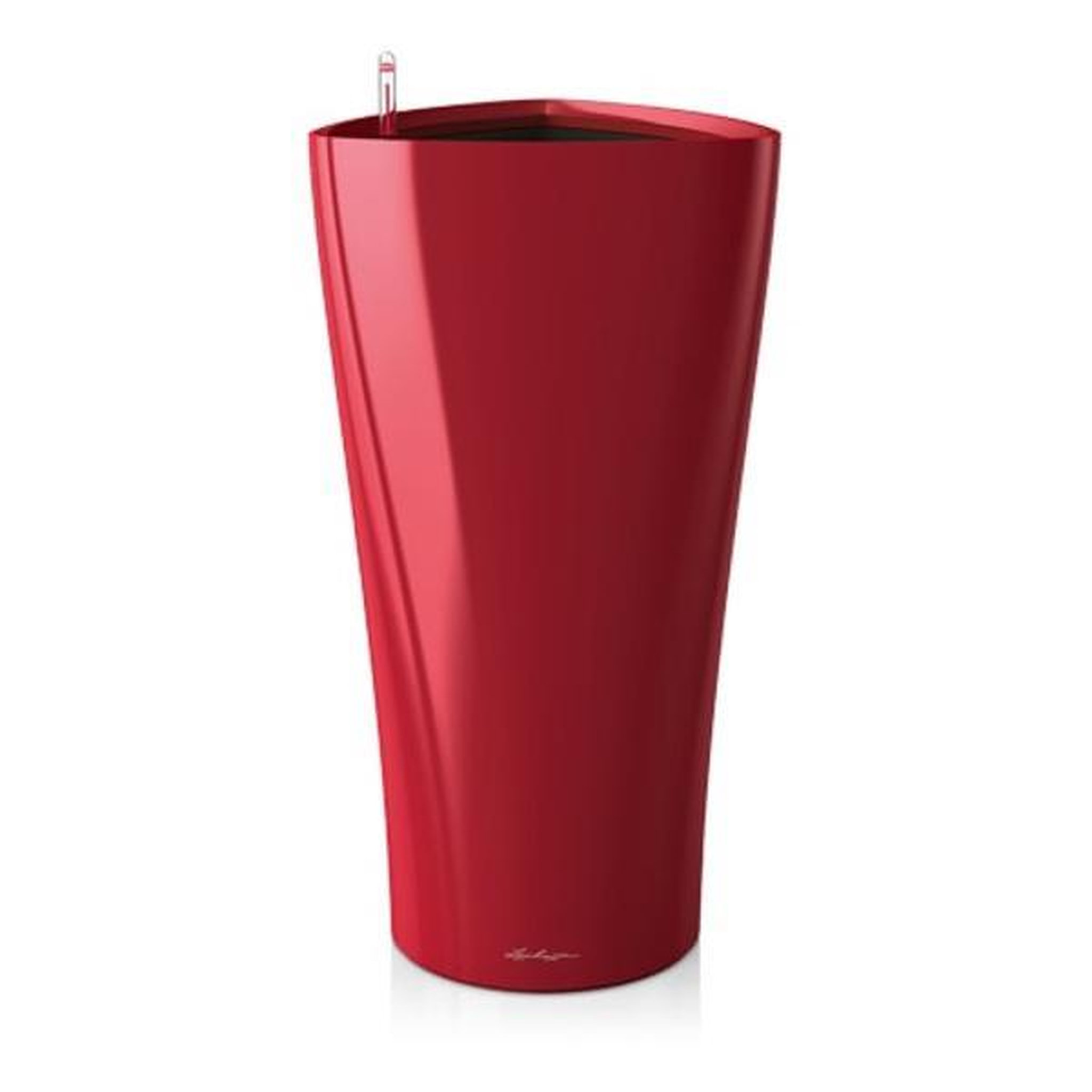 LECHUZA Delta Premium 40 - kit complet, rouge scarlet brillant 75 cm