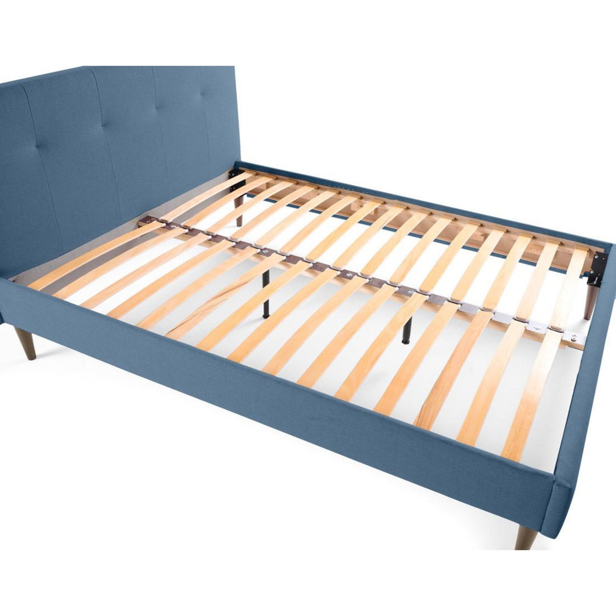 BEST MOBILIER Monet - lit - 160x200 - sommier inclus - en tissu