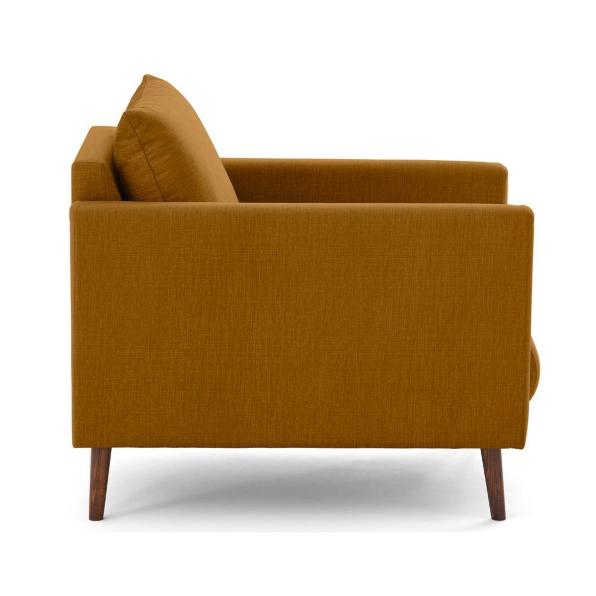 LISA DESIGN Ostrava - fauteuil en velours pieds en bois