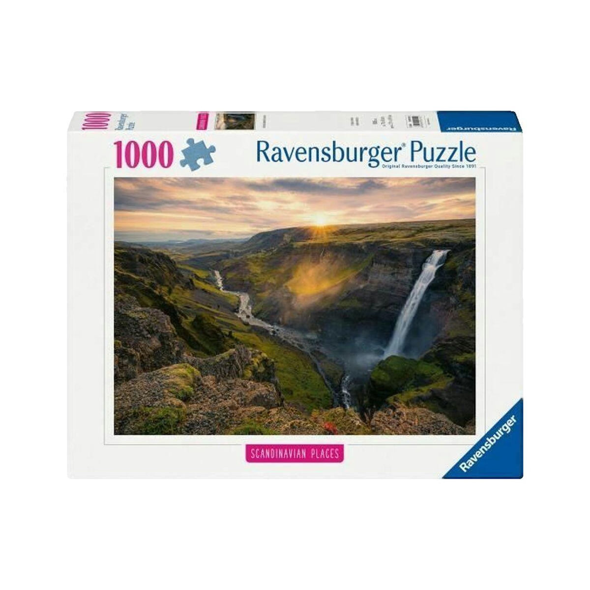 RAVENSBURGER Puzzle Ravensburger La Cascade Háifoss 1000 pièces