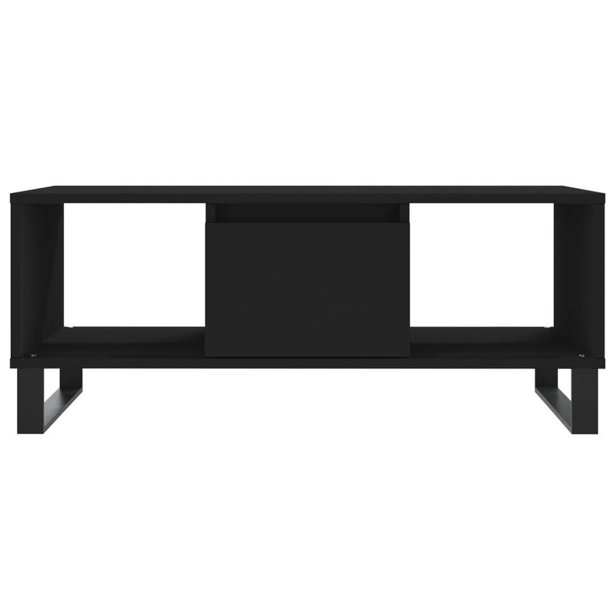 Voir la diapositive 5 : VIDAXL Table basse Noir 90x50x36,5 cm Bois d'ingenierie