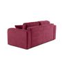 Voir la diapositive 5 : BEST MOBILIER Miro - canapé droit 2 places - en velours texturé