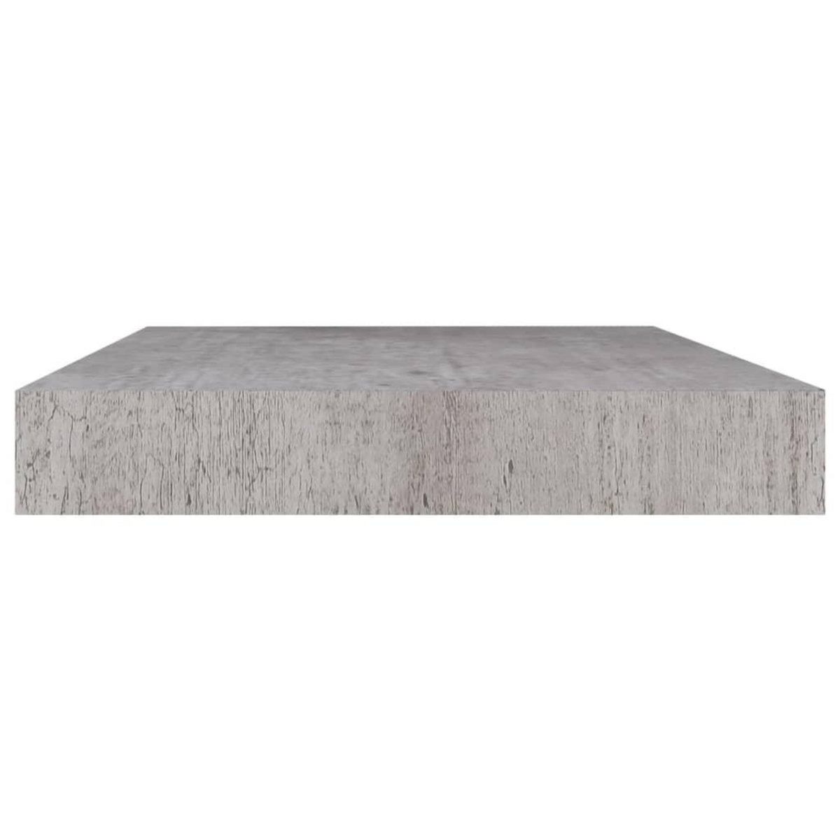 VIDAXL Etageres murales flottantes 2 pcs gris beton 40x23x3,8 cm MDF