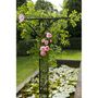 Voir la diapositive 4 : Nature Pergola double droite en acier galvanisé noir
