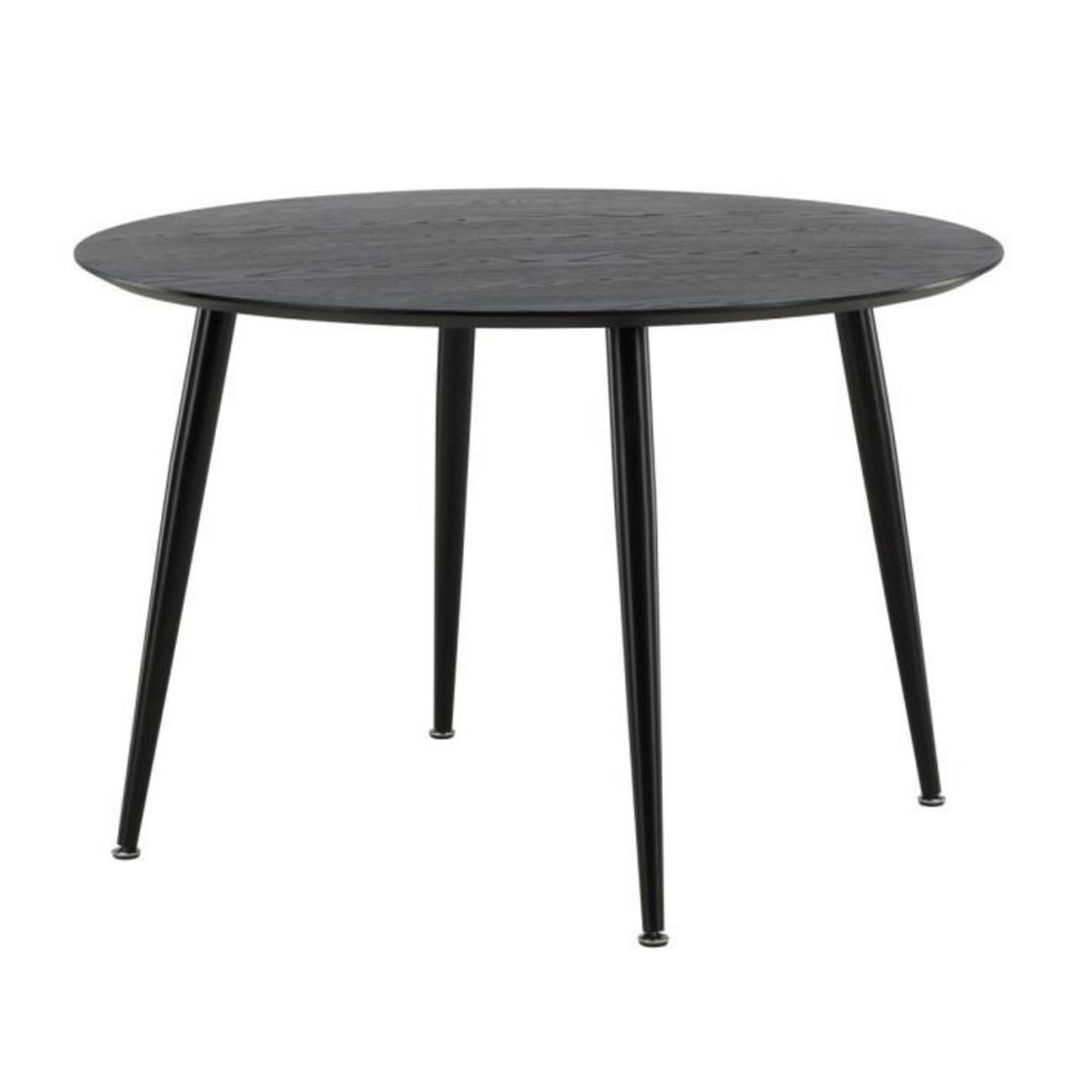 Paris Prix Table à Manger Ronde  Dipp  115cm Noir